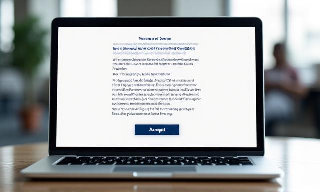 Digital interface showing terms of service check box